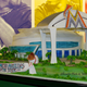 Illustration for article titled Jeffrey Loria Had A Marlins Park Cake With Swarovski Crystals And A Working Retractable Roof
